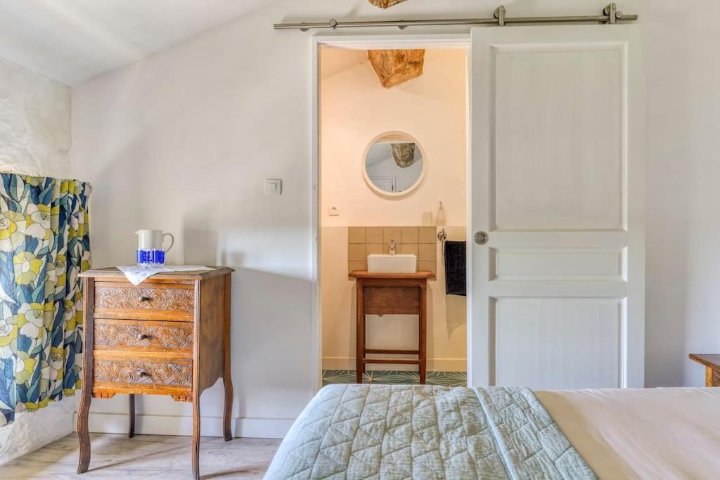 La Calade Bed & Breakfast Montouliers Bagian luar foto